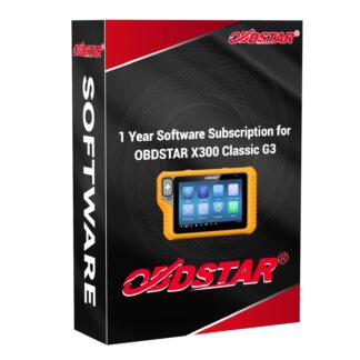 1 Year Software Subscription for OBDSTAR X300 Classic G3_EN_A Standard Version [Expired Subscription Required]