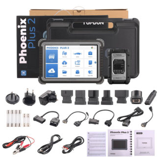 2 Years Update EU UK US SHIP 2026 TOPDON Phoenix Plus 2 Integrated Bidirectional Full System Diagnostic Tool Supports Topology Map, ECU Coding, 42+ Service, FCA SGW AutoAuth