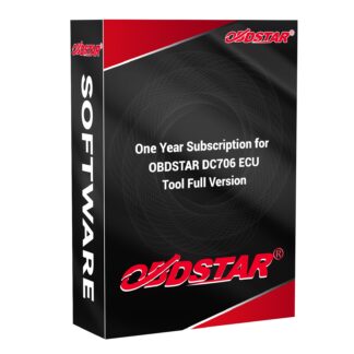 24 Hours Activation 1 Year Software Update for OBDSTAR DC706 ECU TCM BCM Programmer Full Configuration [Active Subscription Required]