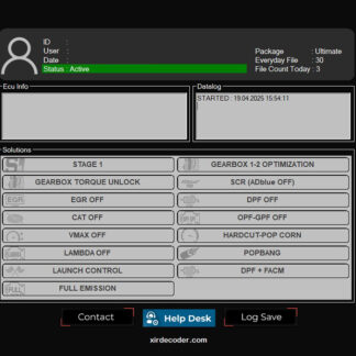 (30 Files Per Day) XirDecoder V3.6 DTC - Chip Tuning - All Solutions Software Ultimate Version Supports Stage 1-2 Tuning