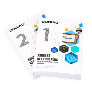 EU UK US SHIP GODIAG Key Tool Plus Practical Instruction 1&2 Two Books for Locksmith, Vehicle Maintenance Engineer