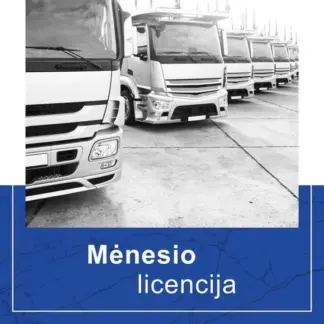 Komercinio transporto duomenų bazė Jaltest CV – mėnesiui