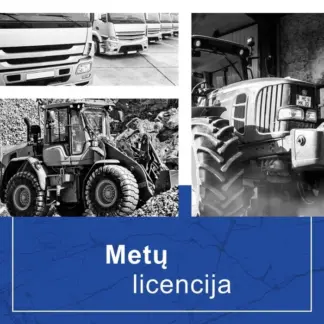 Komercinio, žemės ūkio ir statybinio transporto duomenų bazė Jaltest CV + AGV + OHW – metams