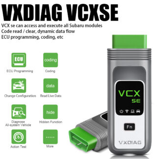 Lifetime Free Update US EU SHIP NO TAX VXDIAG VCX SE OBD2 Diagnostic Tool for Subaru with 2022.01 Software Supports WIFI Offers 2 More Free Software License