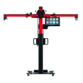 Ratų suvedimo ir ADAS kalibracijos stendas Autel MaxiSys IA900WA Basic kit su padangų laikikliais
