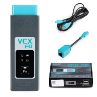 VXDIAG VCX FD Main Unit J2534 Passthru Hardware without Software License Supports DoIP CAN FD Protocol Compatible with GM Ford/Mazda and VW Brands
