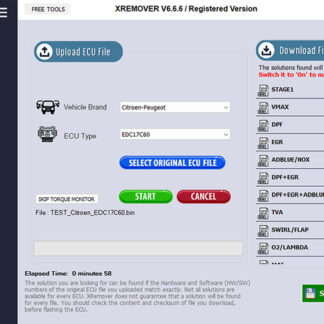 XRemover AI Chip Tuning 6 Months Software License (Get 1 Month License for FREE) Supports Stage 1
